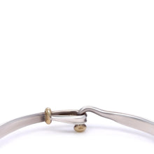 Load image into Gallery viewer, Georg Jensen 18ct Gold &amp; Sterling Silver Torun Bracelet 204 16.72g