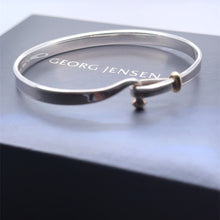 Load image into Gallery viewer, Georg Jensen 18ct Gold &amp; Sterling Silver Torun Bracelet 204 16.72g