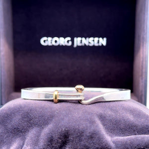 Georg Jensen 18ct Gold & Sterling Silver Torun Bracelet 204 16.72g