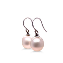 Load image into Gallery viewer, Paspaley 18ct White Gold South Sea Pearl Shepherd Hook Earrings