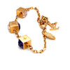 Louis Vuitton Gold-Tone Gamble Crystal Bracelet with Swarovski Crystals 12.65g