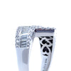 Bespoke 18ct White Gold Diamond Ring 1.39ct