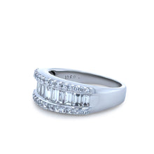 Load image into Gallery viewer, Bespoke 18ct White Gold Diamond Ring 2.03ct