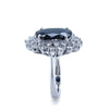 Bespoke 18ct White Gold Sapphire and Diamond Ring 5.15ct