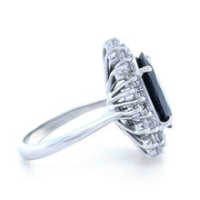 Load image into Gallery viewer, Bespoke 18ct White Gold Sapphire and Diamond Ring 5.15ct