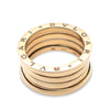 Bvlgari 18ct Yellow Gold B.Zero1 Four-Band Ring 12.32g