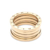 Bvlgari 18ct Yellow Gold B.Zero1 Four-Band Ring 12.32g