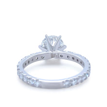 Load image into Gallery viewer, GIA Platinum Diamond Engagement Ring 2.1ct