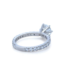 Load image into Gallery viewer, GIA Platinum Diamond Engagement Ring 2.1ct