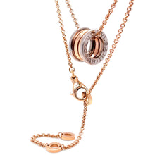 Load image into Gallery viewer, Bvlgari 18ct Pink &amp; White Gold B.Zero1 Perfect Mistake Necklace 14.1g