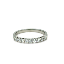 Load image into Gallery viewer, Tiffany &amp; Co Platinum Diamond Half-Circle Forever Band 0.27ct