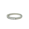 Tiffany & Co Platinum Diamond Half-Circle Forever Band 0.27ct