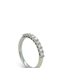 Load image into Gallery viewer, Tiffany &amp; Co Platinum Diamond Half-Circle Forever Band 0.27ct