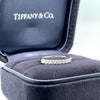 Tiffany & Co Platinum Diamond Half-Circle Forever Band 0.27ct