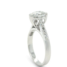 Load image into Gallery viewer, 18ct White Gold Diamond Engagement Ring 1.25ct