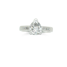 Load image into Gallery viewer, 18ct White Gold Diamond Engagement Ring 1.25ct