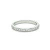 Bespoke 18ct White Gold Pave Diamond Ring 0.28ct