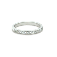 Load image into Gallery viewer, Bespoke 18ct White Gold Pave Diamond Ring 0.28ct