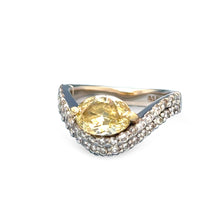 Load image into Gallery viewer, Argyle Diamonds 18ct White &amp; Yellow Gold Diamond Ring Set 2.34ct