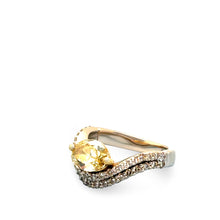 Load image into Gallery viewer, Argyle Diamonds 18ct White &amp; Yellow Gold Diamond Ring Set 2.34ct