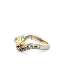 Load image into Gallery viewer, Argyle Diamonds 18ct White &amp; Yellow Gold Diamond Ring Set 2.34ct