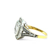 18ct Yellow and White Gold Diamond Ring 1.00ct 4.9g