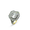 18ct Yellow and White Gold Diamond Ring 1.00ct 4.9g