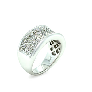 18ct White Gold Diamond Ring 1.00ct 10.4g