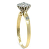 18ct Yellow Gold and Platinum Diamond Ring 0.65ct 3.5g