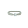 Tiffany & Co. Platinum Harmony Diamond Ring 0.17ct