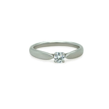 Load image into Gallery viewer, Tiffany &amp; Co. Platinum Harmony Diamond Ring 0.17ct