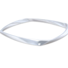 Load image into Gallery viewer, Tiffany &amp; Co 18ct White Gold Frank Gehry Diamond Bangle 1.10ct