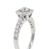 Bespoke 18ct White Gold Diamond Engagement Ring 1.19ct