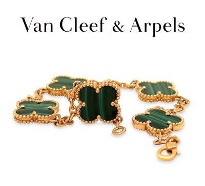 Van Cleef & Arpels 18ct Yellow Gold Vintage Alhambra Bracelet 5 Motifs