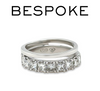 Bespoke 18ct White Gold Diamond Wedding Ring Set 1.00ct