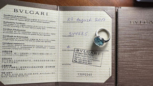 Bvlgari Parentesi Diamond Topaz Cocktail Ring