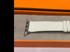 Hermès Double Tour 41mm Attelage Apple Watch Band (Blanc)