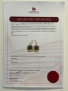 14ct Yellow Gold Emerald & Diamond Earrings 10.72ct