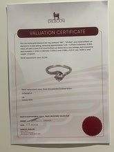 Load image into Gallery viewer, Bespoke 14ct White Gold Diamond Engagement Ring 0.57ct