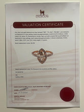 Load image into Gallery viewer, Bespoke 14ct Rose Gold Diamond Engagement Ring 1.48ct