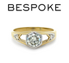 Bespoke 18ct Yellow Gold Diamond Engagement Ring 0.85ct