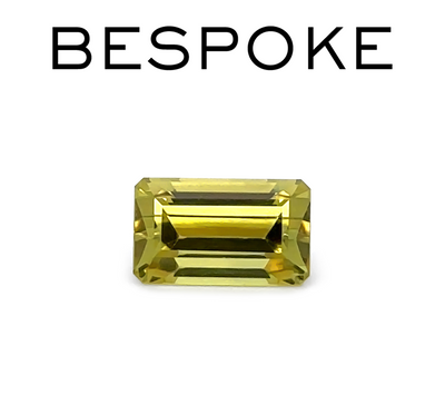 Loose Emerald-Cut Natural Yellow Sapphire 3.27ct