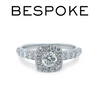 Bespoke 18ct White Gold Diamond Engagement Ring 1.19ct