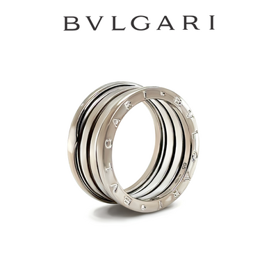 Bvlgari 18ct White Gold B.Zero1 Four Band Ring 14.22g