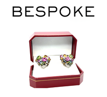 Load image into Gallery viewer, Bespoke Colourful Gemstone Earrings 0.51ct