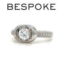 Load image into Gallery viewer, Bespoke Diamond Engagement Ring 0.67ct