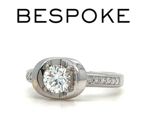 Bespoke Diamond Engagement Ring 0.67ct