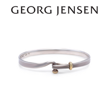 Load image into Gallery viewer, Georg Jensen 18ct Gold &amp; Sterling Silver Torun Bracelet 204 16.72g