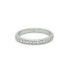 Bespoke 18ct White Gold Pave Diamond Ring 0.28ct