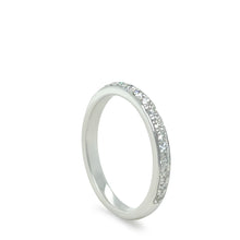 Load image into Gallery viewer, Bespoke 18ct White Gold Pave Diamond Ring 0.28ct